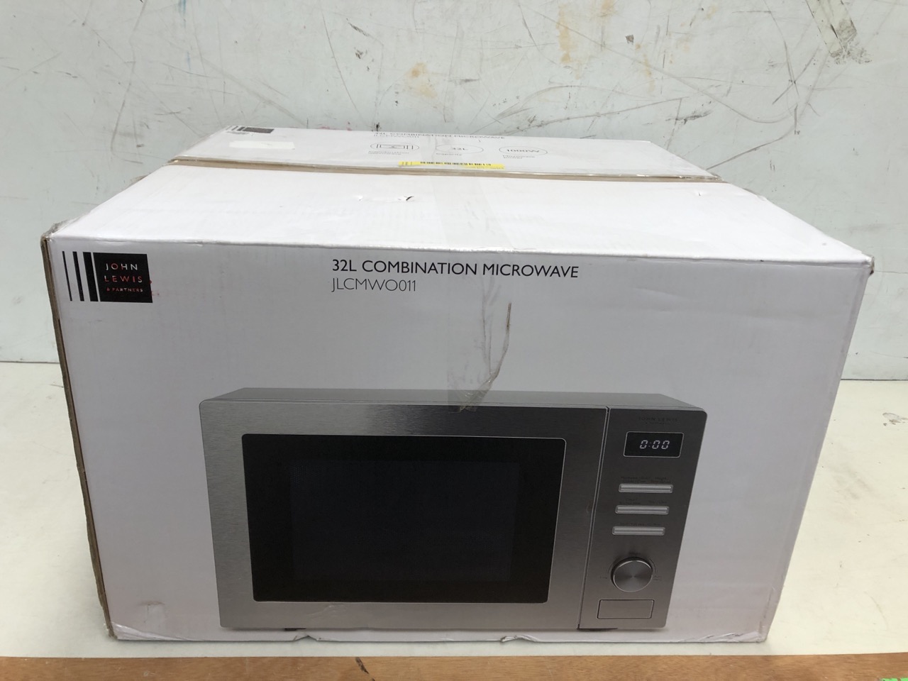 John Pye Auctions STAINLESS STEEL JOHN LEWIS MICROWAVE C3