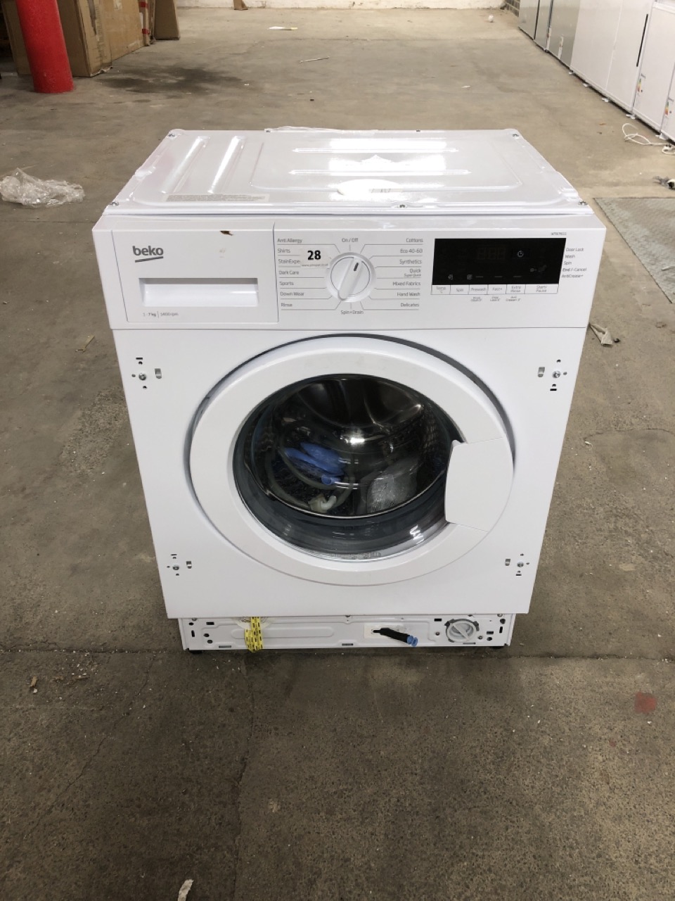 John Pye Auctions BEKO WTIK74111 7KG INTEGRATED WASHING MACHINE (EX