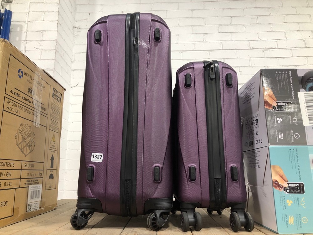 John Pye Auctions SAMSONITE MEDIUM HARD SHELL SUITCASE IN PURPLE