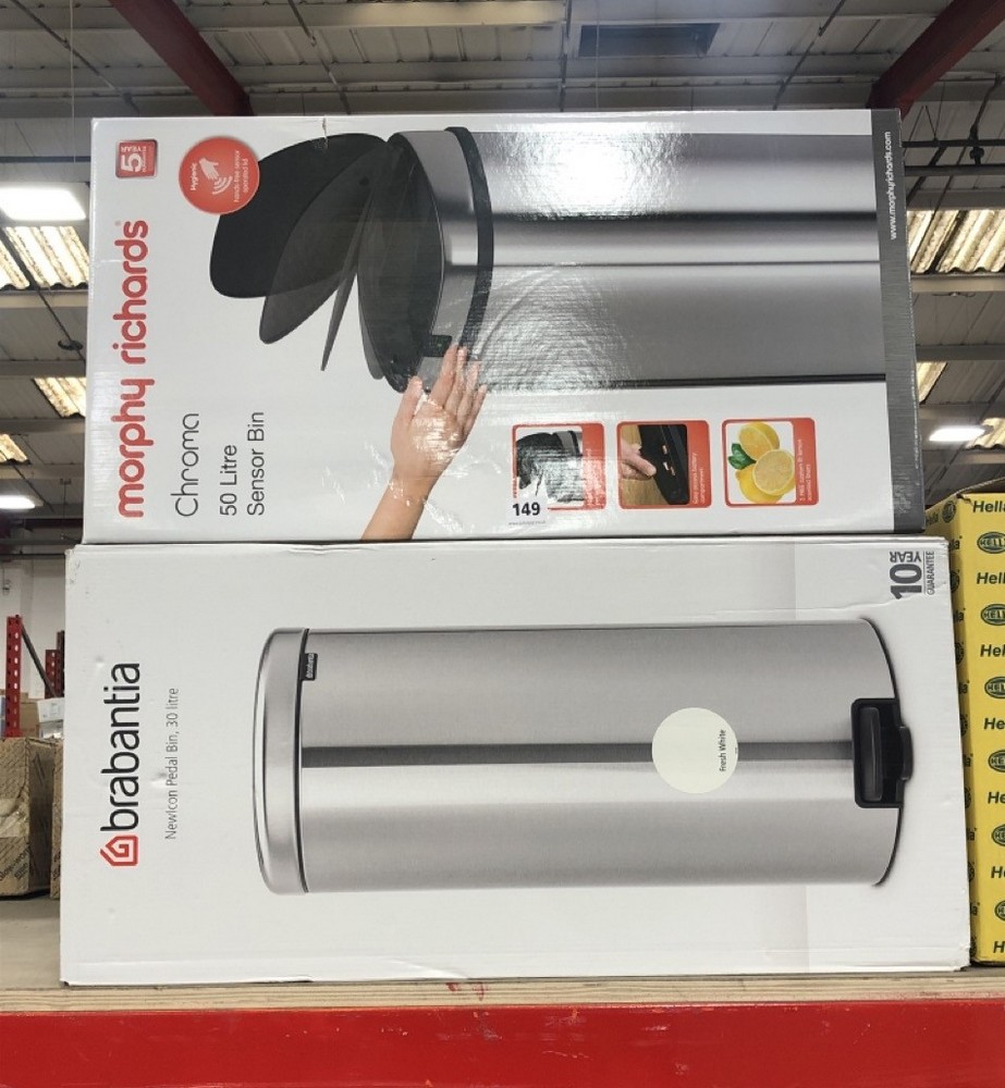 John Pye Auctions BRABANTIA NEWICON PEDAL BIN, 30L, FRESH WHITE TO