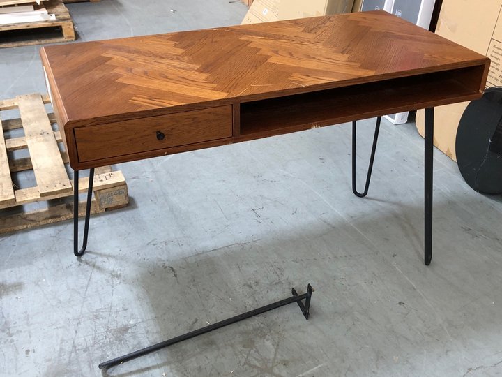 John Pye Auctions JOHN LEWIS & PARTNERS HAIRPIN DESK IN WALNUT RRP