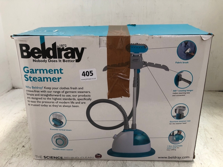 John Pye Auctions BELDRAY GARMENT STEAMER LOCATION G9