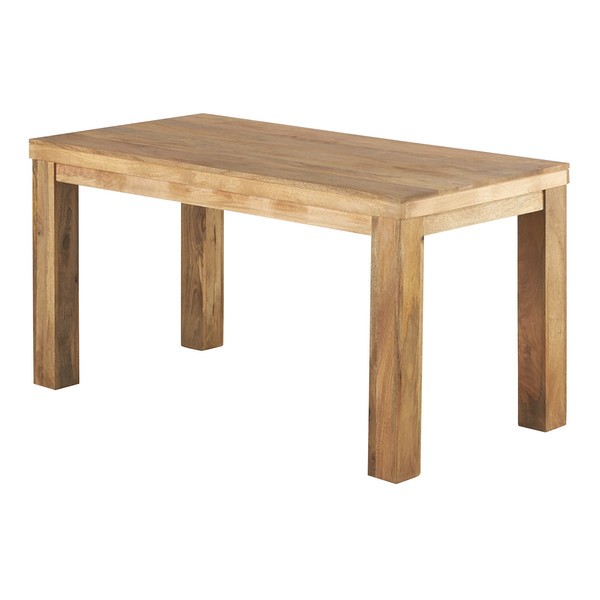 John Pye Auctions OAK FURNITURELAND MANTIS LIGHT NATURAL SOLID MANGO 5FT X 2FT 6 DINING TABLE