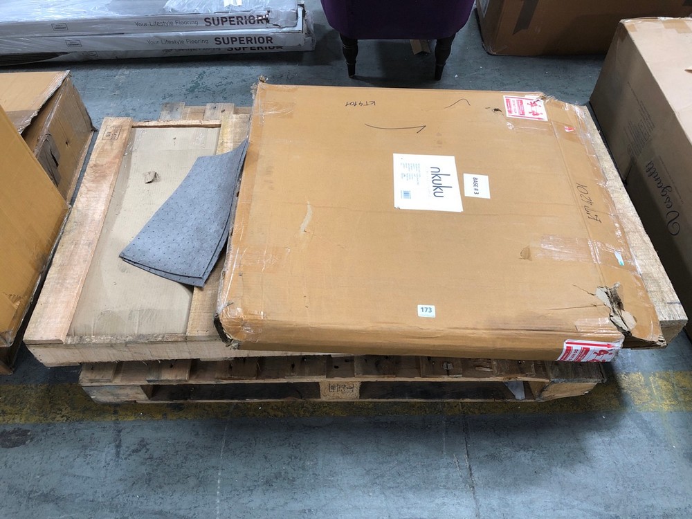 John Pye Auctions NKUKU NKURU IRON & GLASS COFFEE TABLE PARTS, BRASS