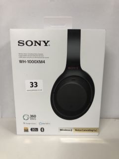 SONY WH-1000XM4 WIRELESS NOISE CANCELLING STEREO HEADSET