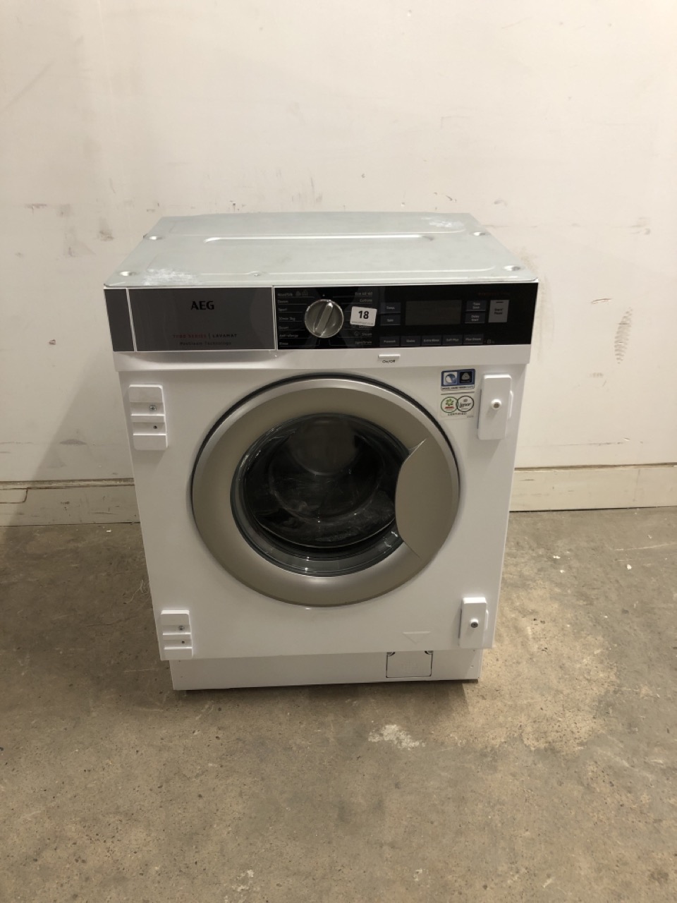 John Pye Auctions AEG INTEGRATED WASHING MACHINE MODEL L7FC8432BI