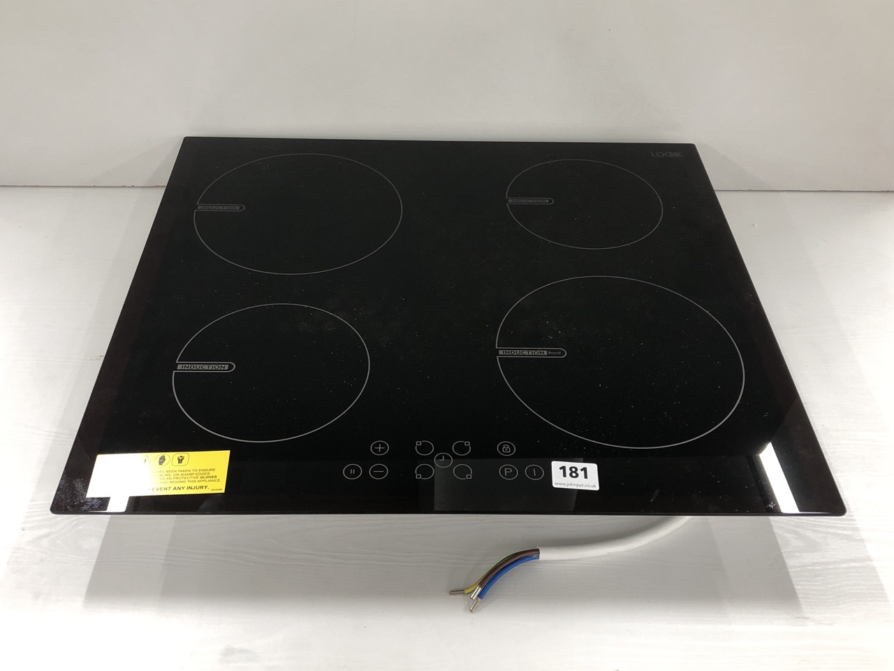 John Pye Auctions LOGIK 4 BURNER CERAMIC INDUCTION HOB MODEL