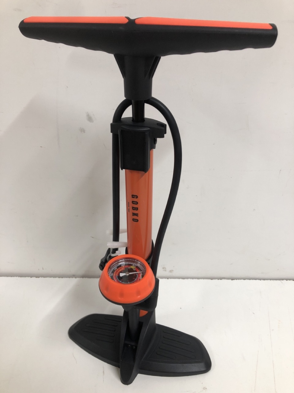 John Pye Auctions 6 X BIKE FLOOR PUMP WITH GAUGE,GOBKO FLOOR BICYCLE