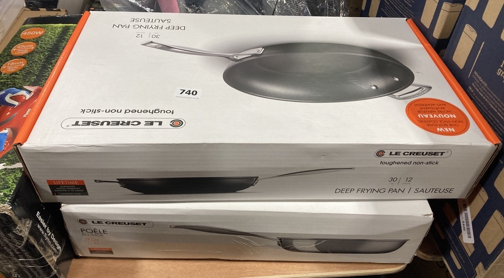 John Pye Auctions LE CREUSET DEEP FRYING PAN 30CM TO INCLUDE LE