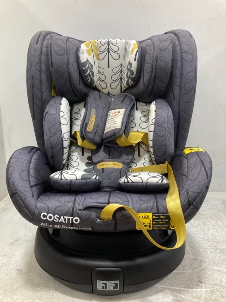 John Pye Auctions COSATTO ALL IN ALL ROTATE ISIZE CAR SEAT NATURE TRAIL SHADOW TO INCLUDE