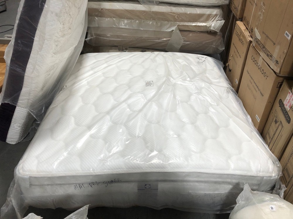 John Pye Auctions SEALY PRESTIGE GEL SUPER KING MATTRESS CORE SUPPORT