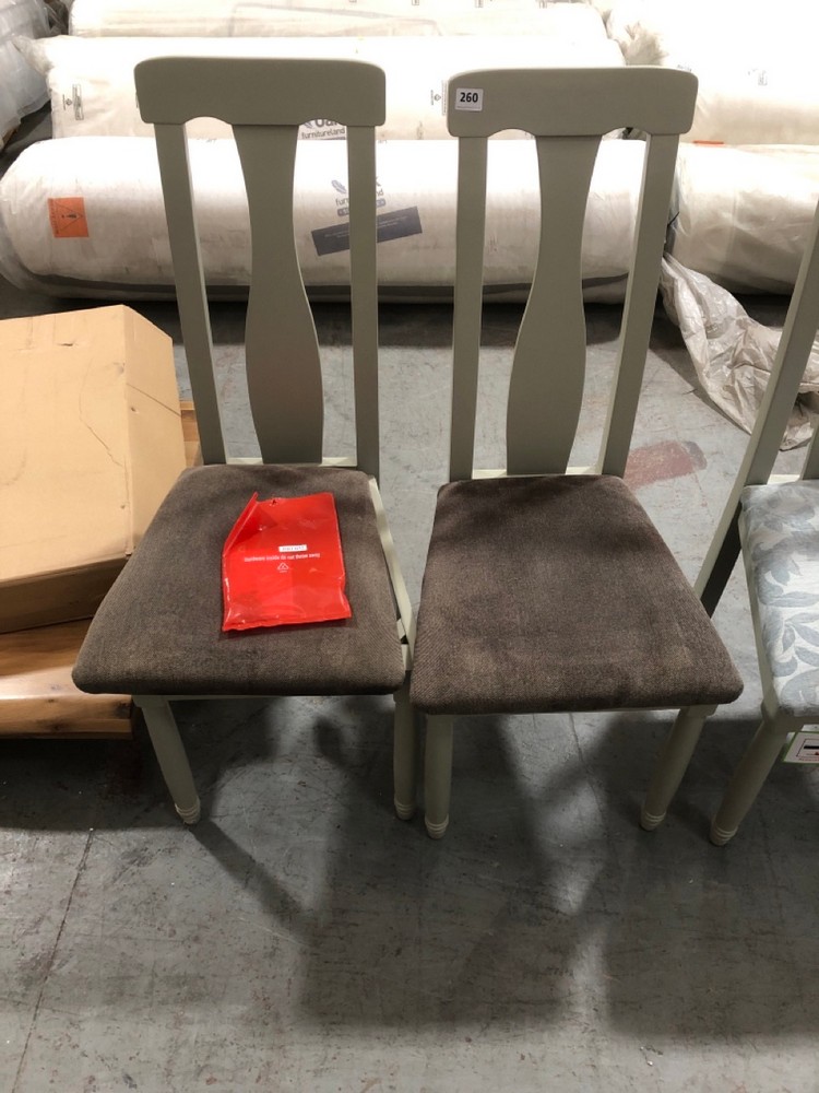 John Pye Auctions 2 X OAK FURNITURE LAND BRINDLE GREY PAINTED OAK