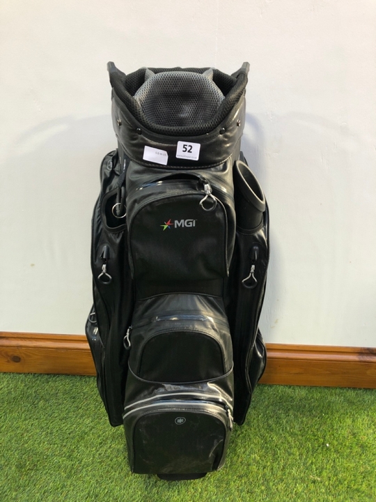 John Pye Auctions MGI DRIPLAY WATERPROOF GOLF CART BAG IN BLACK