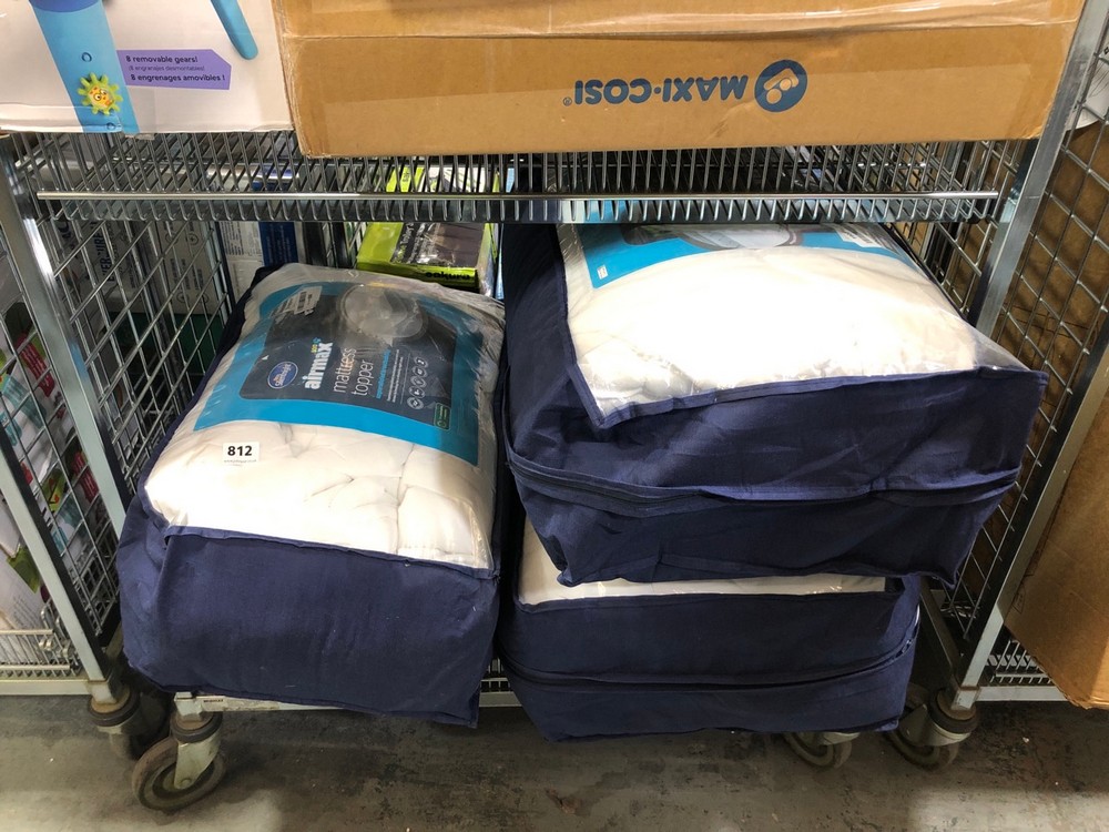 John Pye Auctions 2 X SILENTNIGHT AIRMAX KING MATTRESS TOPPER TO