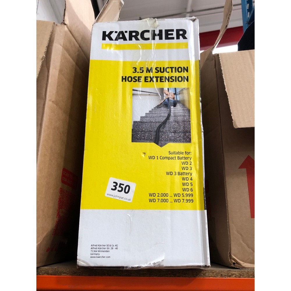 John Pye Auctions KARCHER 3.5M SUCTION HOSE EXTENSION (RACKING 4)