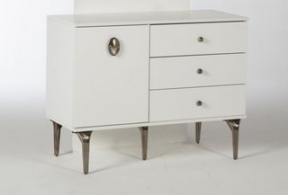 RIX 3 DRAWER DRESSER 1 CUPBOARD 450X1150X780MM - RRP £439: LOCATION - B5