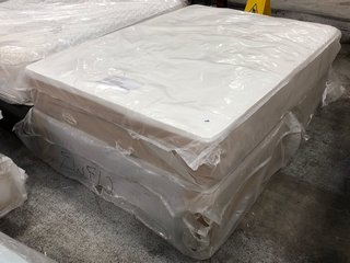 NESTLEDOWN MALVERN DIVAN BED WITH PINTER HEADBOARD & SLEEPRIGHT MODENA 1000 FIRM MATTRESS: APPROX SIZE 135 X 190CM - RRP £629: LOCATION - C4