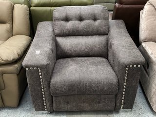 LA-Z-BOY HOLLYWOOD STANDARD ARMCHAIR IN IGNEOUS FABRIC - RRP £1999: LOCATION - B6