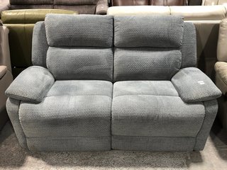 LA-Z-BOY 2 SEATER FABRIC POWER RECLINER IN GREY: LOCATION - B7