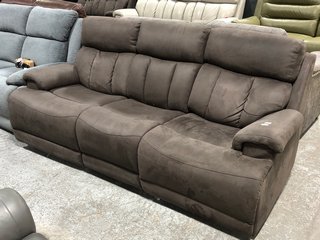 LA-Z-BOY EMPIRE FABRIC 3 SEATER SOFA IN AUSTIN GRAPHITE - RRP £2099: LOCATION - B7