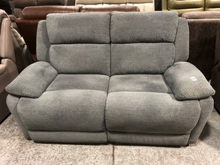 LA-Z-BOY 2 SEATER FABRIC POWER RECLINER IN GREY: LOCATION - B7