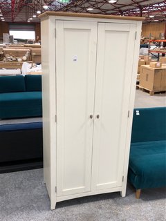 HASTINGS DOUBLE WARDROBE IN CREAM/OAK: LOCATION - A3