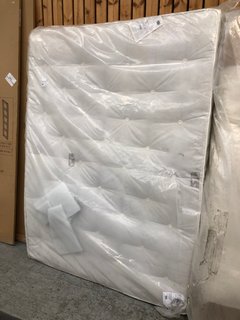 LUXURY 3400 POCKET SPRING MATTRESS SIZE APPROX: 150CM X 200CM - RRP £749: LOCATION - A3