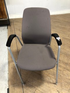 JOHN LEWIS & PARTNERS SIDE CHAIR IN STONE GREY FABRIC: LOCATION - D1