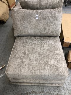 MIDAS ARMLESS UNIT IN GREY MIX - RRP £649: LOCATION - D1