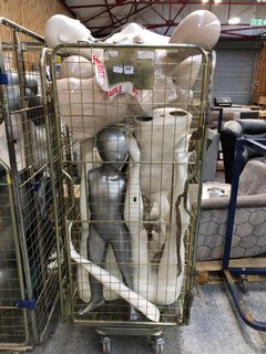 QTY OF ASSORTED JOHN LEWIS & PARTNERS MANNEQUIN PARTS (CAGE NOT INCLUDED): LOCATION - D2 (KERBSIDE PALLET DELIVERY)