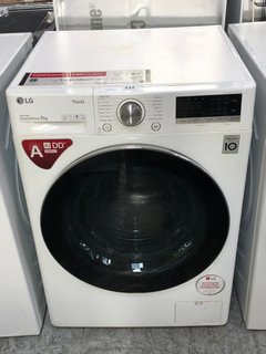 LG WASHING MACHINE WITH WIFI: MODEL F4V909WTSE - RRP £749: LOCATION - A7