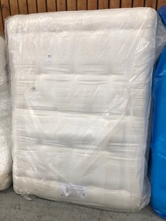 JOHN LEWIS & PARTNERS WAITROSE WOOL NO.2 POCKET SPRING MEDIUM MATTRESS SIZE APPROX: 135CM X 190CM - RRP £679: LOCATION - A6