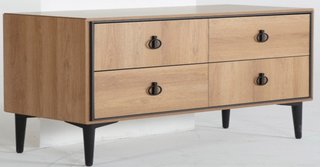 VITA OAK 2 DRAWER DRESSER 620X1150X780MM - RRP £499: LOCATION - B1