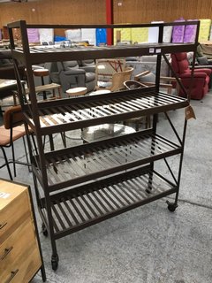 NKUKU UMI IRON SHELVING UNIT EXTRA LARGE - RRP £895: LOCATION - C8