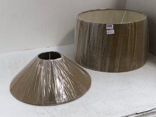 NKUKU DIA JUTE LAMPSHADE IN OLIVE TO INCLUDE DIA JUTE LAMPSHADE EMPIRE MEDIUM IN NATURAL: LOCATION - BR