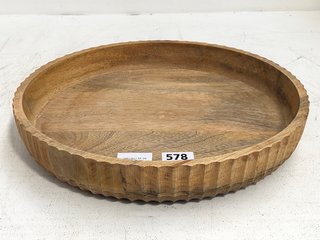 NKUKU GAVIVI MANGO WOOD BOWL: LOCATION - BR