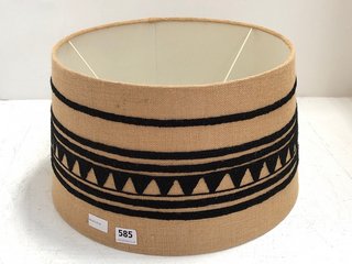 NKUKU YONGANA JUTE PATTERN LAMPSHADE: LOCATION - BR