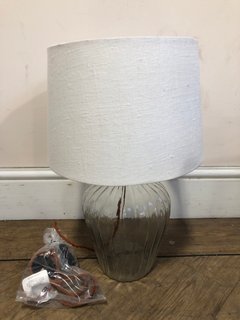 LOAF.COM FLUTE TABLE LAMP MEDIUM - RRP £85: LOCATION - C1