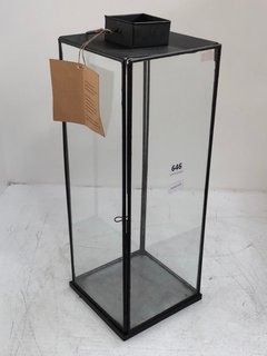 NKUKU.COM MEDIUM SIA LANTERN IN ANTIQUE BLACK: LOCATION - BR