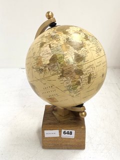 NKUKU.COM SMALL KENDA DECORATIVE GLOBE: LOCATION - BR