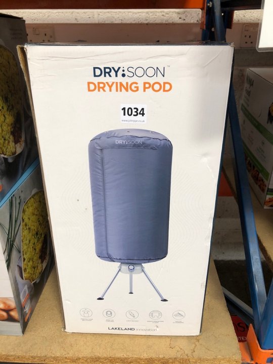 John Pye Auctions DRY SOON DRYING POD RRP £99 LOCATION AR9