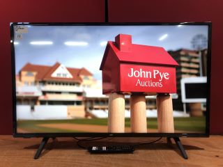 JVC 43" SMART 4K HDR TV MODEL LT-43CA420 (WITH STAND,WITH REMOTE,SCRATCH ON CASE,WITH BOX)