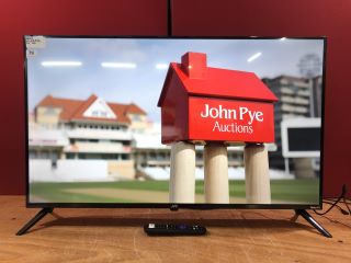 JVC 43" SMART 4K HDR TV MODEL LT-43CR330 (WITH STAND,WITH REMOTE,SCRATCH ON CASE,SCRATCH ON SCREEN,WITH BOX)