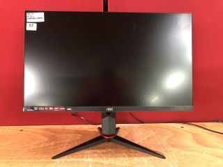 AOC 27" MONITOR MODEL Q27G2 (WITH STAND,NO POWER SUPPLY,SMASHED/SALVAGE/SPARES)