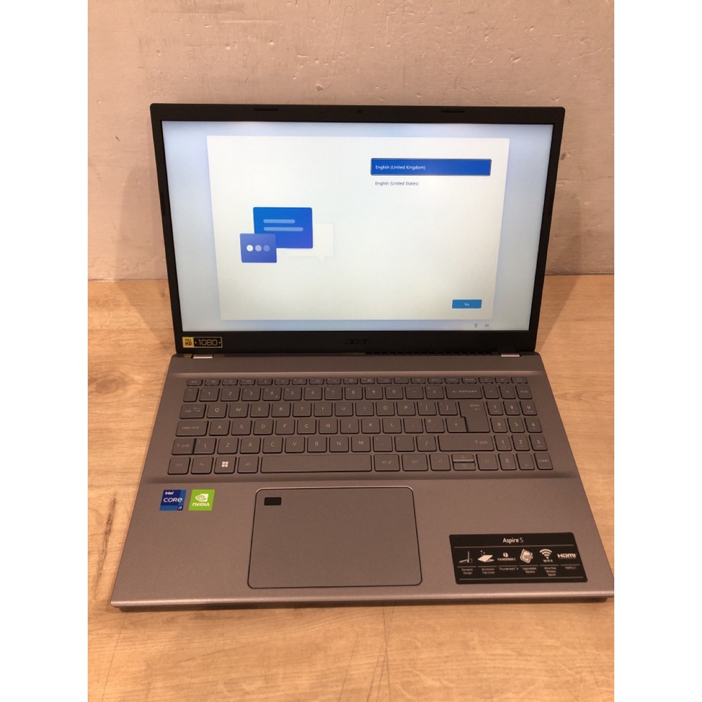 John Pye Auctions ACER ASPIRE 5 512 LAPTOP (ORIGINAL RRP £799.99