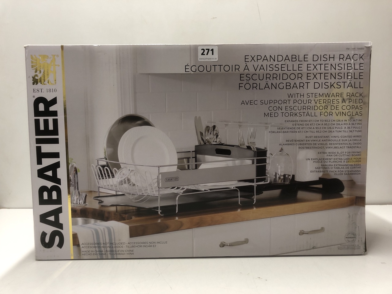 John Pye Auctions SABATIER EXPANDABLE DISH RACK