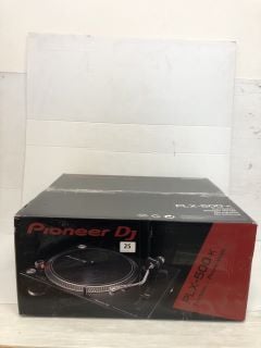 PIONEER DJ PLX-500-K TURNTABLE