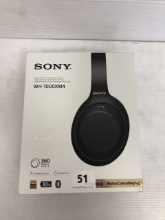 SONY WH-1000XM4 WIRELESS NOISE CANCELLING STEREO HEADSET RRP: £199