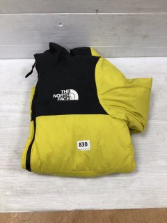 THE NORTH FACE MENS JACKET IN BLACK & YELLOW SIZE M
