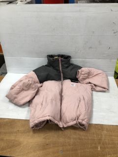 THE NORTH FACE MENS JACKET IN GREY & PINK SIZE XL